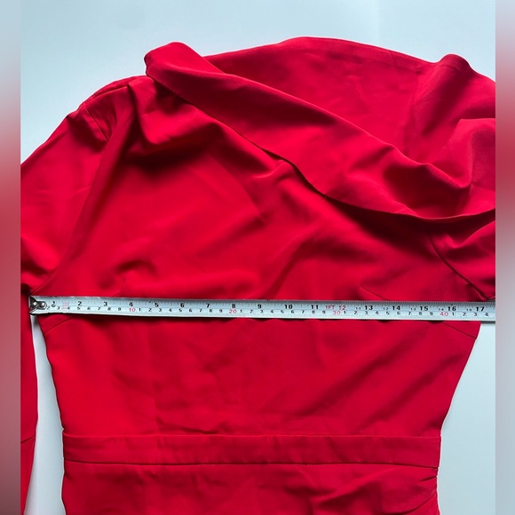 Commense Red One Shoulder Dress - Picture 9 of 9